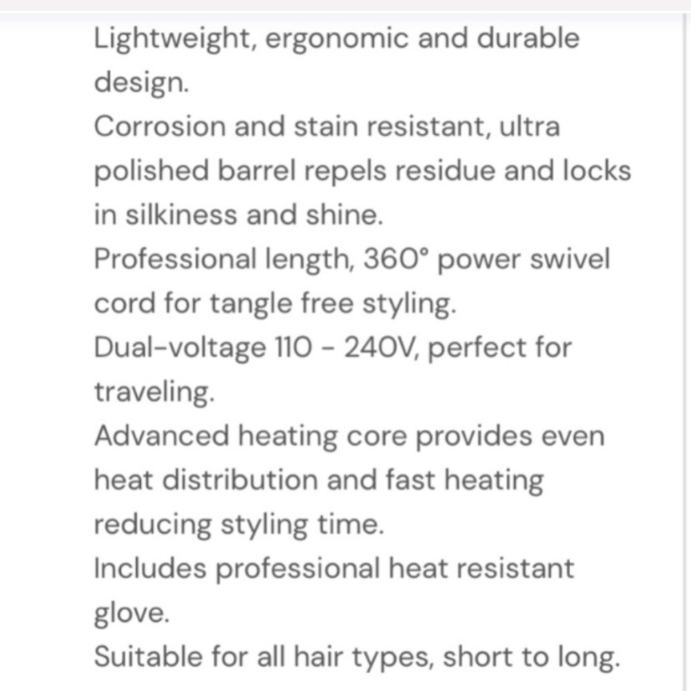 LANGE’ 32MM ONDULE’ CURLING WAND - Picture 13 of 16